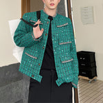 Multi Pocket Sequin Jacket