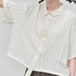 Womenâ€™s Textured Loose Casual T-shirt