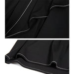 Women's High-waisted Loose Casual Faux Two-piece Pants