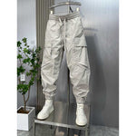 Three-dimensional Cut Tapered Leg Casual Loose Pants