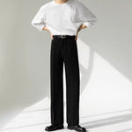 Straight-leg Wrinkle-resistant Drape Trousers