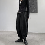 Casual Wide Leg Nine Point Harem Pants
