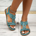 Maison | Orthopedic sandals with crystal details