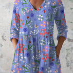 Amelie | Loose-fitting blouse with eye-catching design