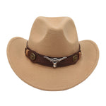 Western Bull Head Deco Cowboy Cowgirl Hat