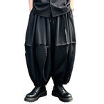Japanese Style High-Waisted Pleated Lantern Pants