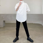 Summer Turtleneck Short-sleeved T-shirt