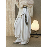 Women's Boho Flowy Draped Loose Harem Pants