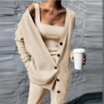 Comfortable Knitted Three-Piece Set