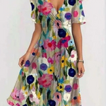 Matilda | Summer Dress with a Belly-Cutting Design