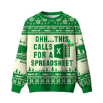 KZZ Men's Crew Neck Long Sleeve Christmas Sweatshirt