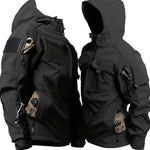KZZ Men's Casual Hooded Hiking Jacket Warm Coat