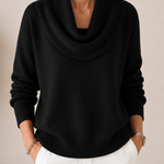 Caralina™ | Elegant Cowl Neck Knit Jumper