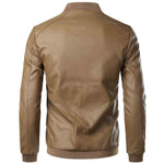 Valencrest Stand-Collar Leather Bomber