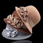 Evelyn Rose Wool Cloche