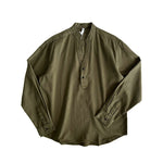 Breathable Cotton Stand Collar Long Sleeve Shirt Casual Top