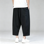 Drop-crotch Loose Lantern Harem Pants