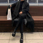 Korean Style Loose Retro Wool Coat