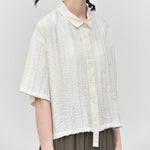 Womenâ€™s Textured Loose Casual T-shirt