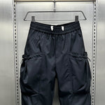 Loose-fitting Large Pocket Straight Sweatpants
