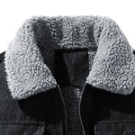 KZZ Men's Retro Corduroy Jacket