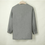 Round Neck Casual Three-quarter Sleeve T-shirt