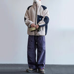 Winter Reversible Stand-up Collar Fleece Jacket