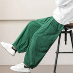 Corduroy Side Pocket Loose Wide-leg Casual Pants