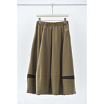 Women's Cracked Color Block Flower Tulip Skirt