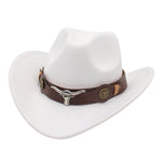 Western Bull Head Deco Cowboy Cowgirl Hat