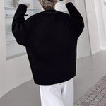 V-neck Loose-fitting Knitted Cardigan