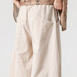 Linen Casual Lantern Wide-leg Pants