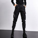 Women's Casual Functional High Waist Overalls