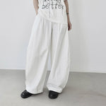 Women's Scimitar-shaped Loose-fitting Trousers