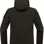 KZZ Men's Casual Hooded Hiking Jacket Warm Coat