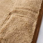 KZZ Men's Fleece Jacket - Sherpa Lined Hooded Full Zip Up Coat