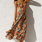 The Spark | Vibrant Color Midi Dress