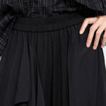 Women's Japanese Loose Draped Cropped Culottes Casual Pants