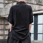 Loose Stand-up Collar Shirt