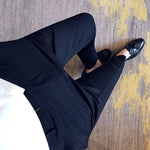 Striped Slim-Fit Trousers