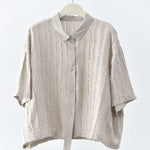 Womenâ€™s Textured Loose Casual T-shirt