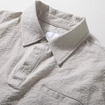 Textured Collared Polo Shirt