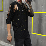Cutout Half Sleeve T-Shirt