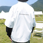 Outdoor Stand Collar Fake Two Piece Jacket
