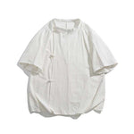 Retro Button-down Short-sleeved Shirt