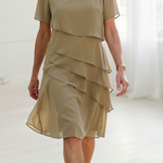 Juliette | Elegant basic ruffle dress