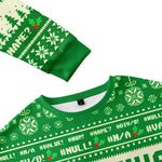 KZZ Men's Crew Neck Long Sleeve Christmas Sweatshirt
