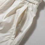 Multi-pocket Loose Curved Trousers
