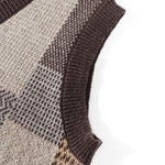 KZZ Unisex Retro Knitted Vest
