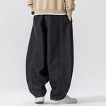 Retro Loose Straight Wide-leg Pants